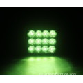 luces led alimentadas por batería magnética verde